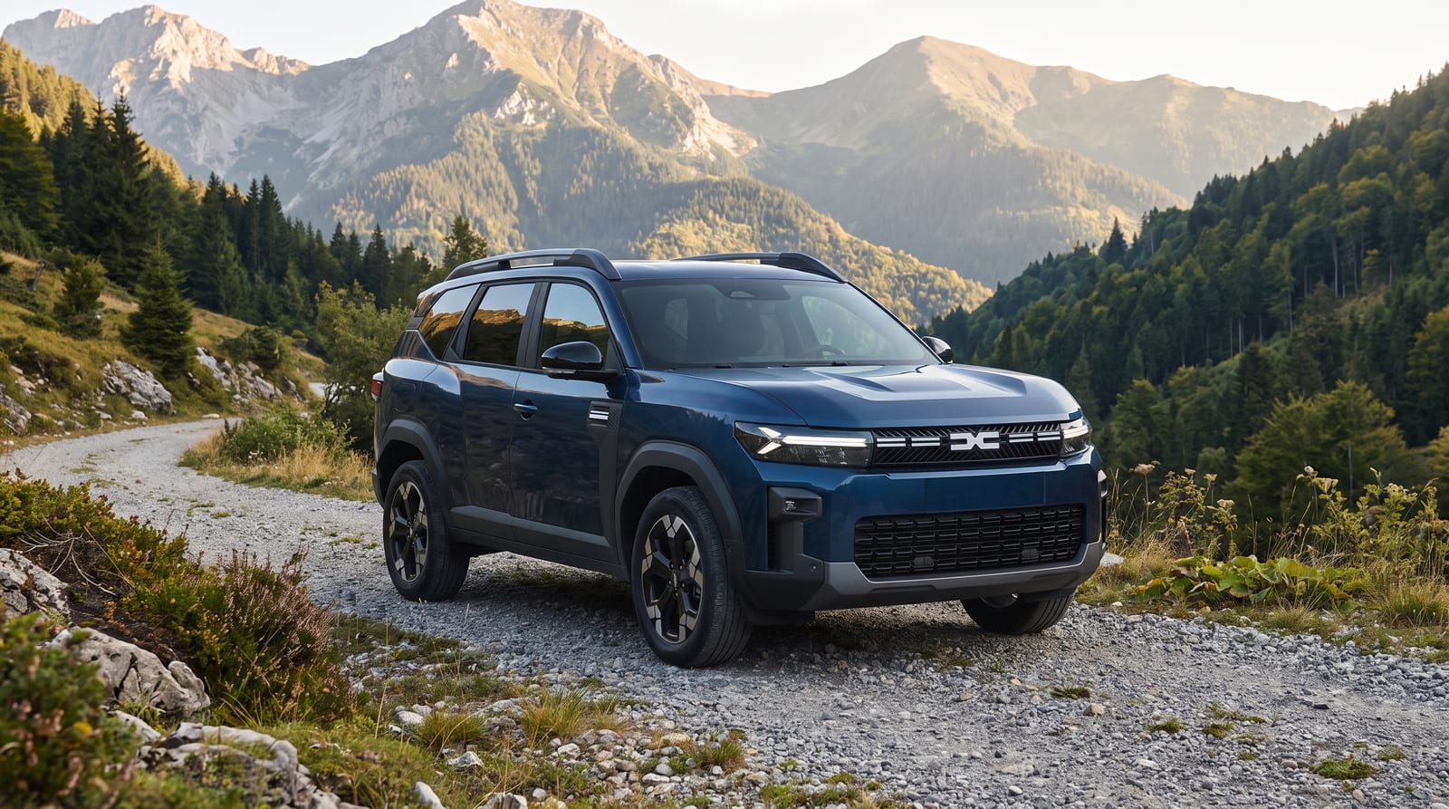 Dacia Duster și noul Dacia Bigster comparate într-un cadru montan pe drumurile din România