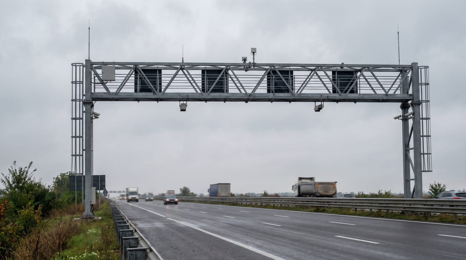 Portal electronic de taxare pe autostradă din România sub cerul liber